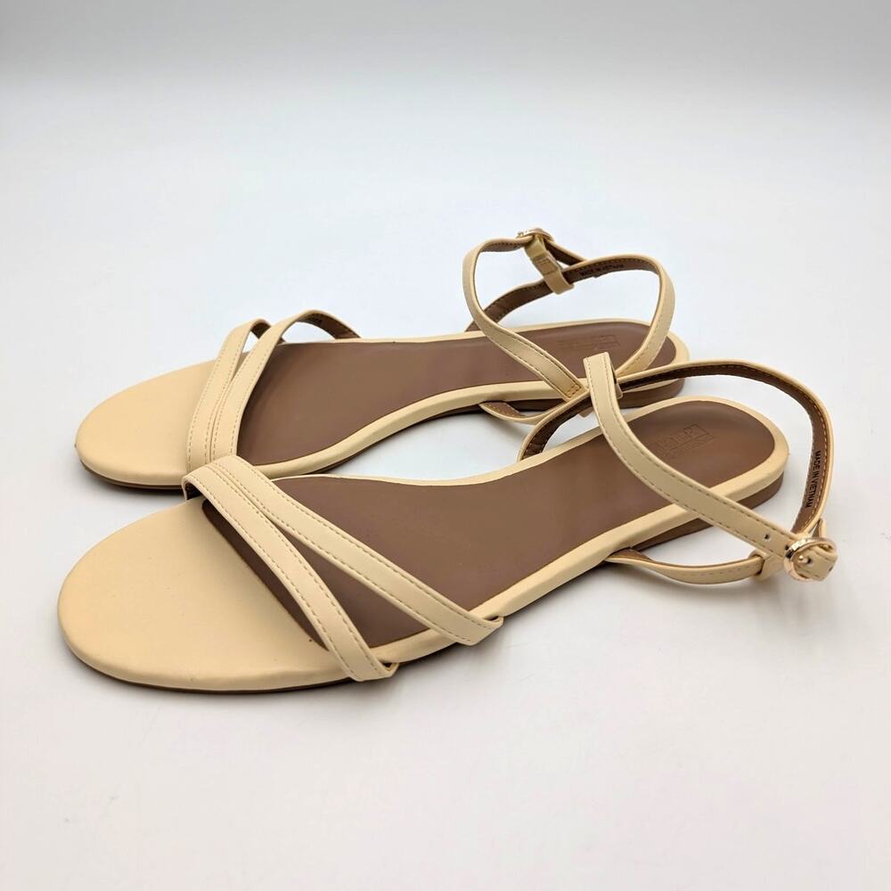Nordstrom Rack Paros Sandals Open Toe Women's Yellow Butter Size US8M EU38